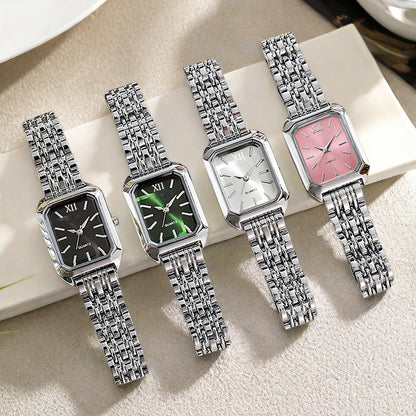 Orologio quadrato al quarzo da donna