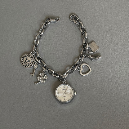 Orologio da donna sottile con diamanti