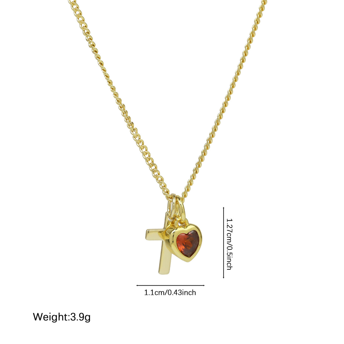 Collana cuore dicembre