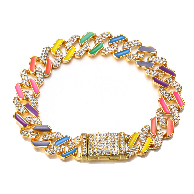 Collana a Maglia Cubana
