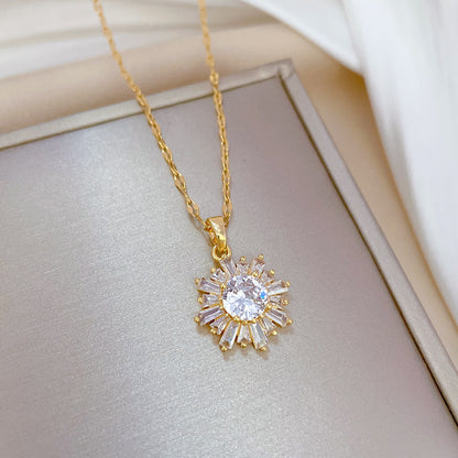 Collana fiocco neve donna