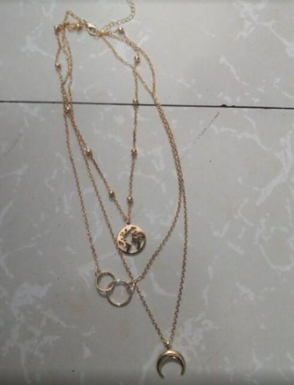 Collana Luna Multistrato