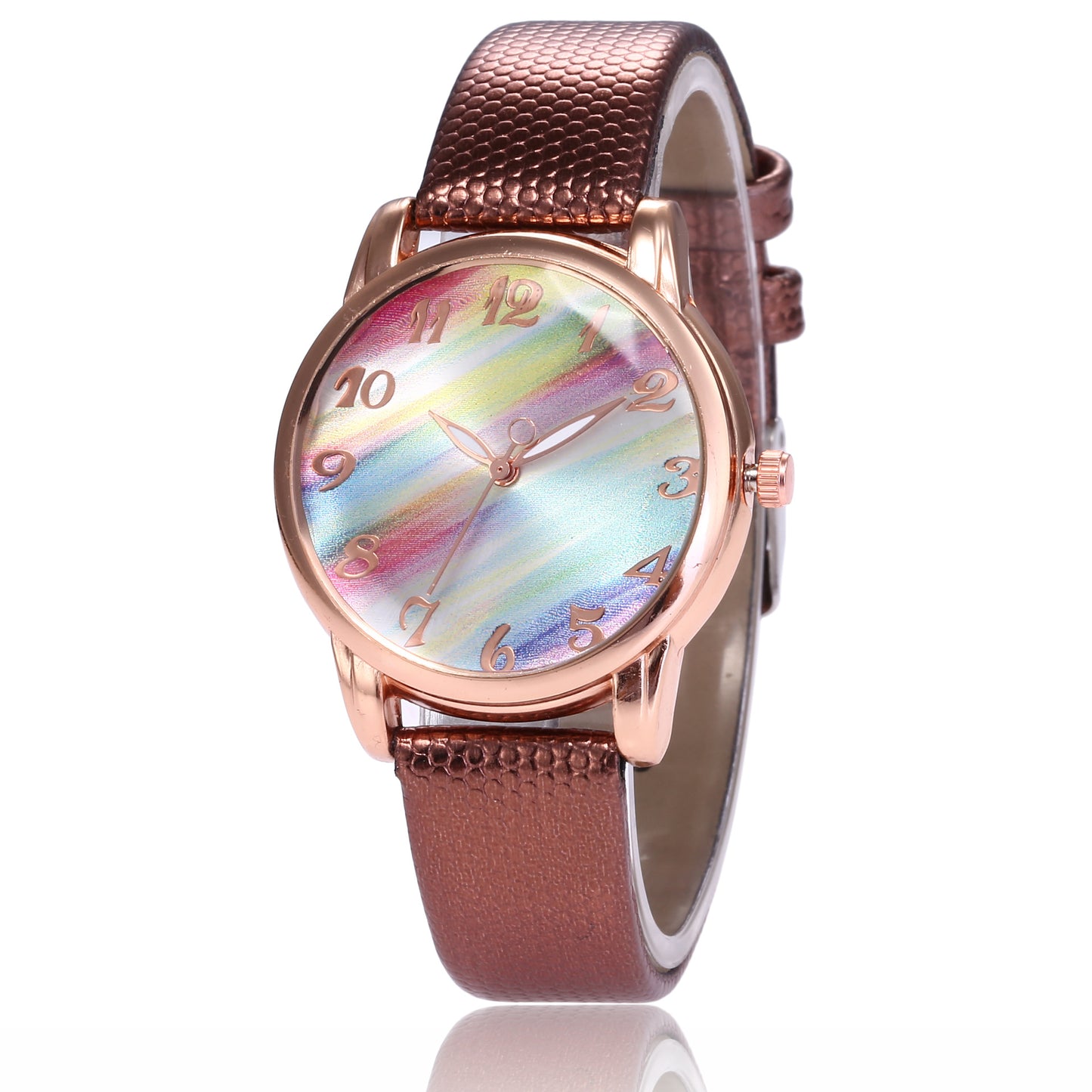 Orologio quadrante arcobaleno