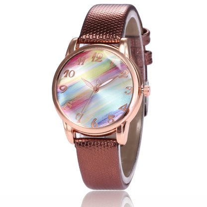Orologio quadrante arcobaleno