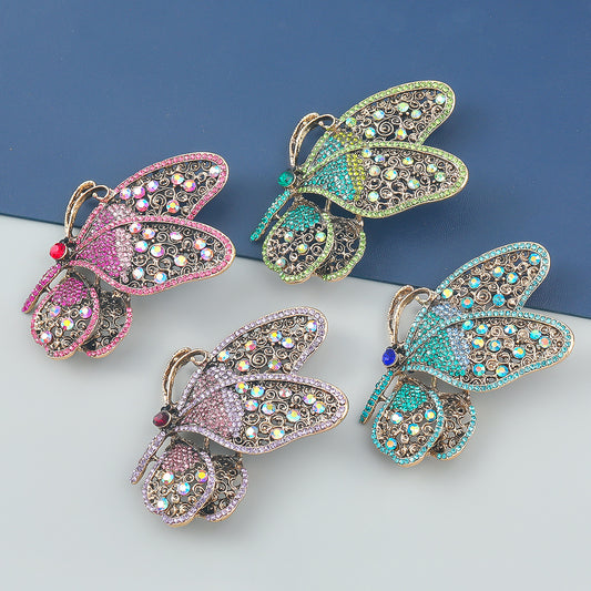 Spilla farfalla diamante
