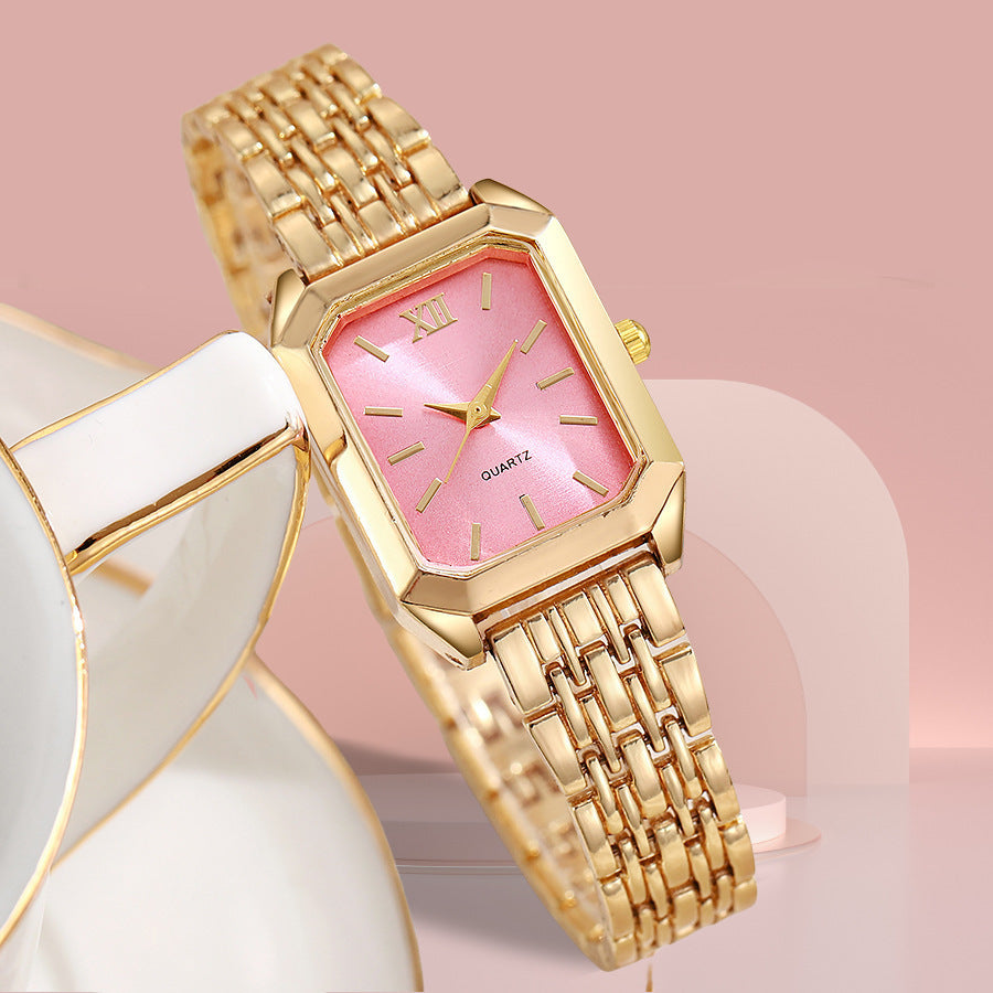Orologio quadrato al quarzo da donna