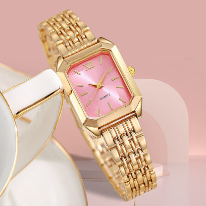 Orologio quadrato al quarzo da donna