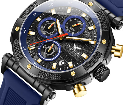 Orologio multifunzione impermeabile con cinturino in tela