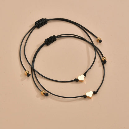 Bracciale doppio cuore