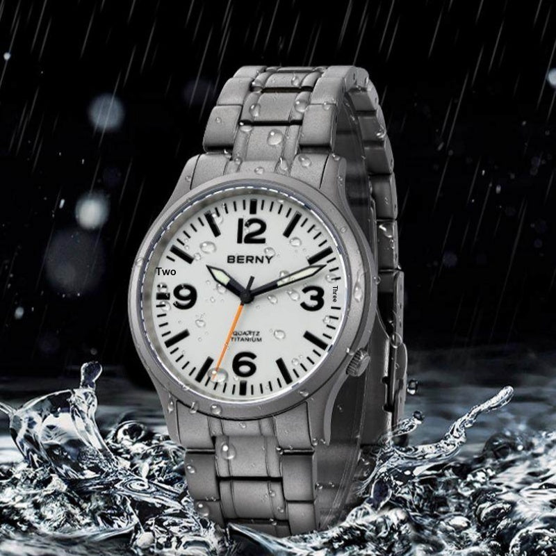 Orologio uomo titanio impermeabile