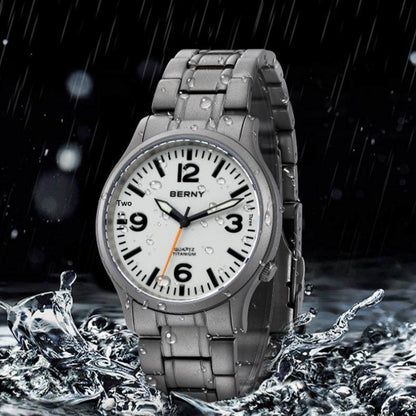 Orologio uomo titanio impermeabile