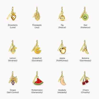 Collana e braccialetto frutta tropicale