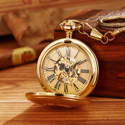 Orologio da tasca, coperchio inciso