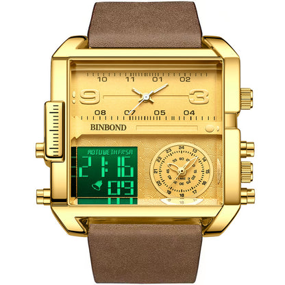 Orologio uomo sportivo multifunzione al quarzo