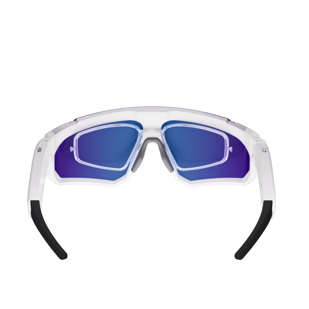 Smart glasses con fotocamera e registrazione audio