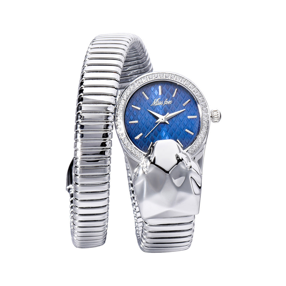 Orologio Serpente Cristalli