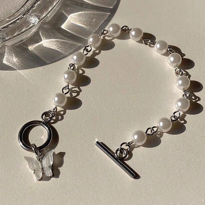 Collana doppia perla stratificata
