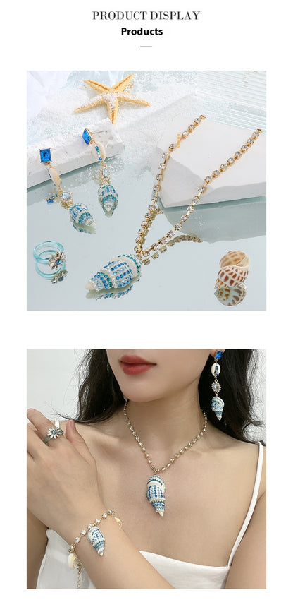 Collana conchiglia resina