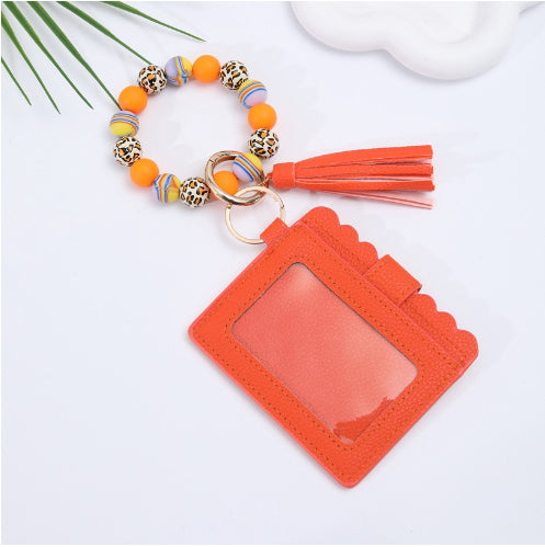 Braccialetto silicone perline