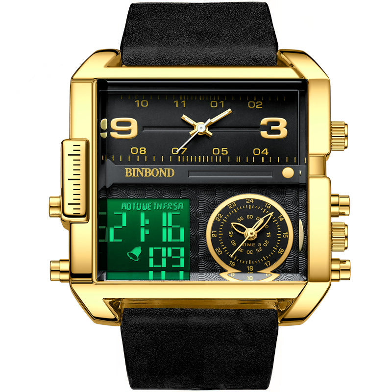 Orologio uomo sportivo multifunzione al quarzo