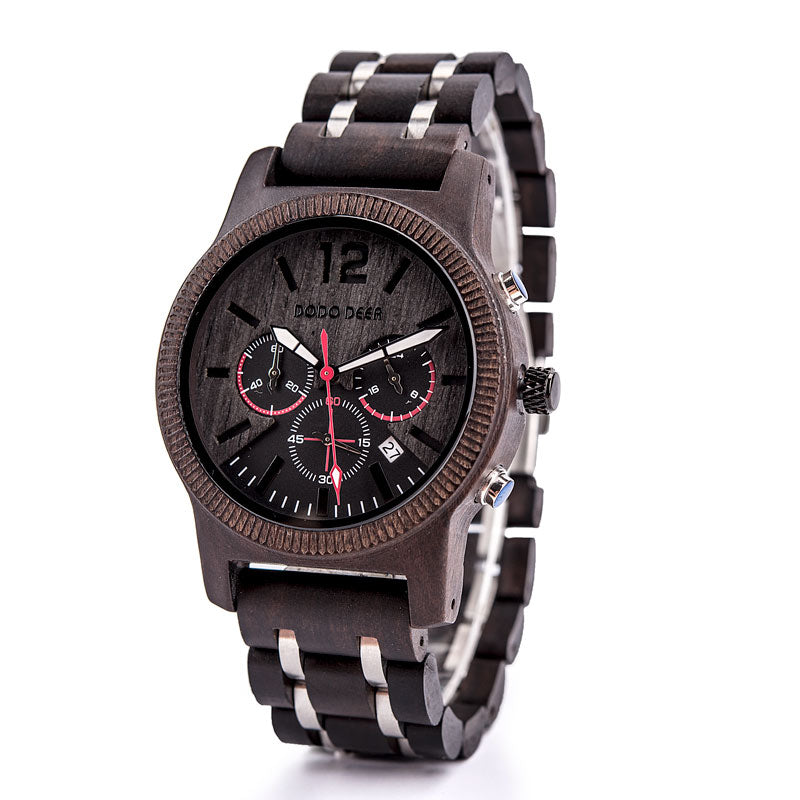Orologio uomo legno casual