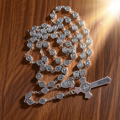 Collana croce lunga da maglione