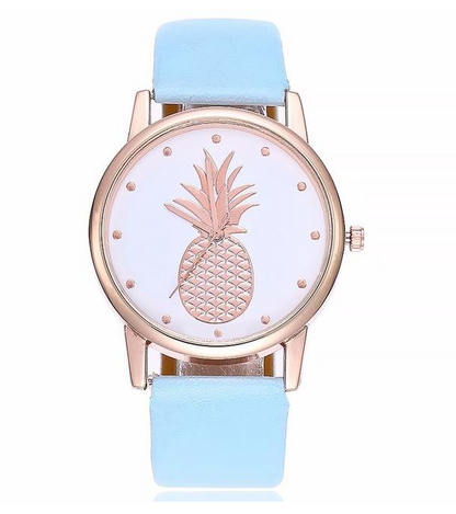 Orologio con cinturino ananas