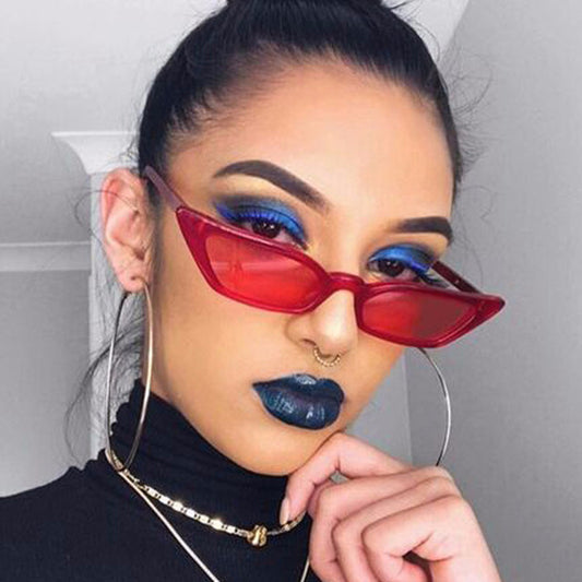 Occhiali da sole cat eye caramella