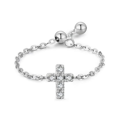 Anello farfalla zirconi diamante