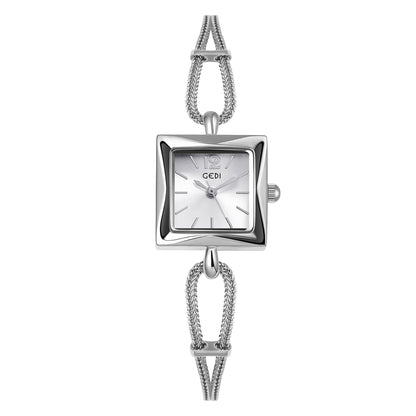Orologio quadrato vintage in lega