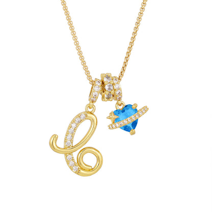Collana lettere alfabeto da bambina