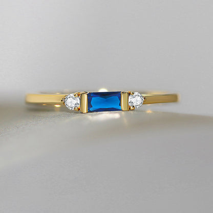 Anello fidanzamento geometrico