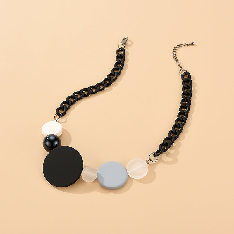 Collana catena acrilica