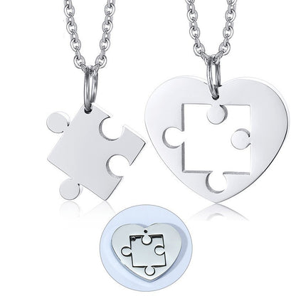 Ciondolo coppia puzzle