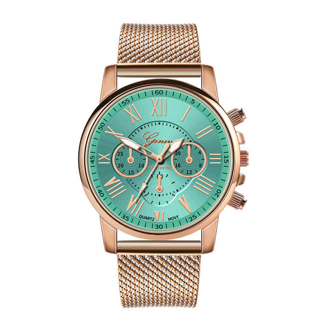 Orologio donna silicone cinturino a maglia