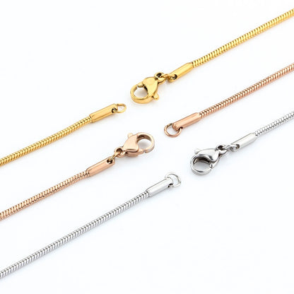 Collana catena serpente da uomo