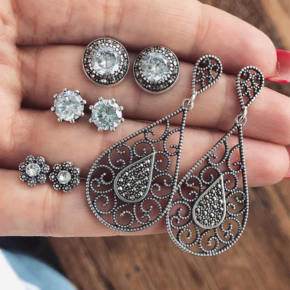 Orecchini cristallo boho