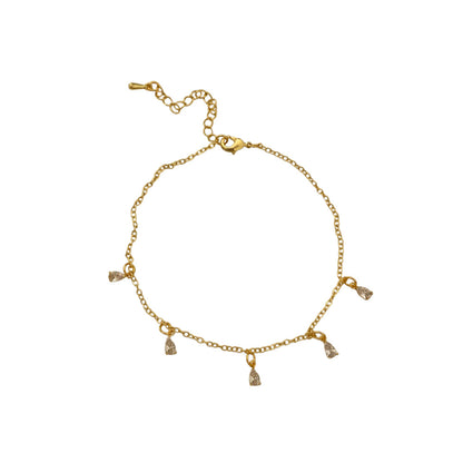 Collana zirconi fata da donna