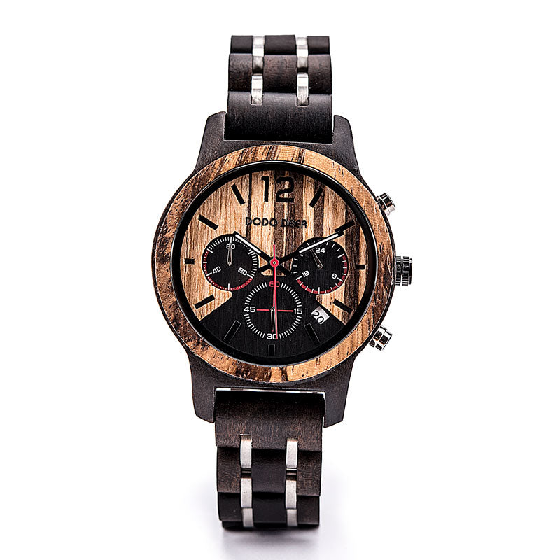 Orologio uomo legno casual