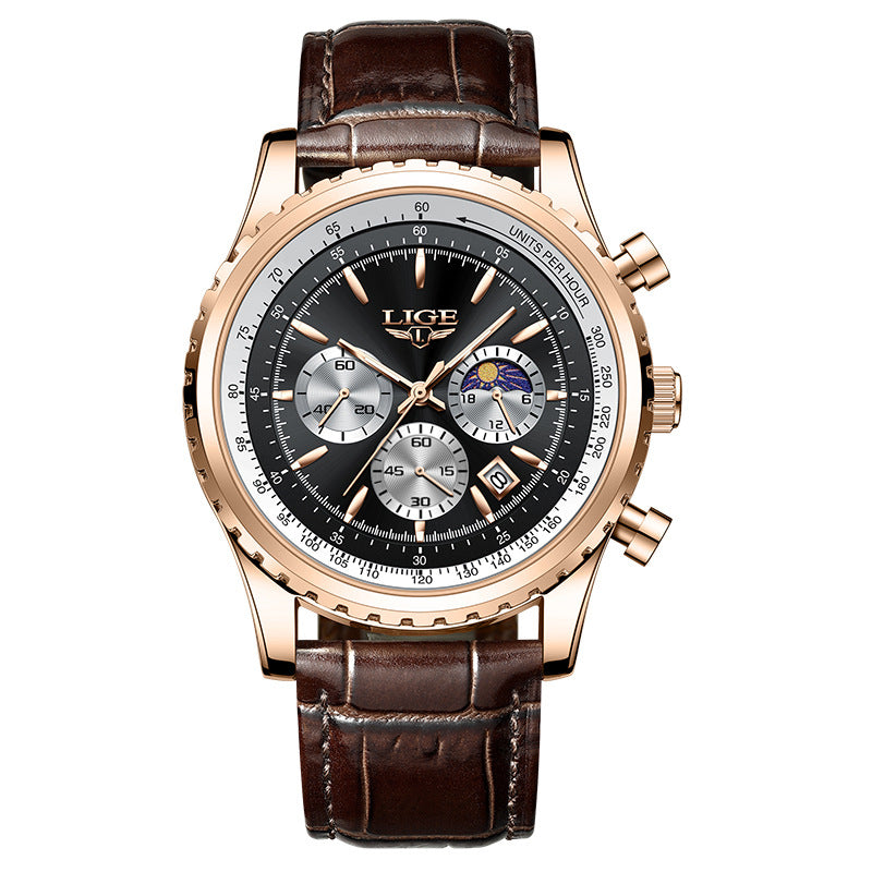 Orologio sportivo multifunzione cronografo impermeabile