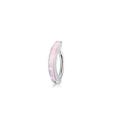 Piercing ombelico zircone in acciaio e rame