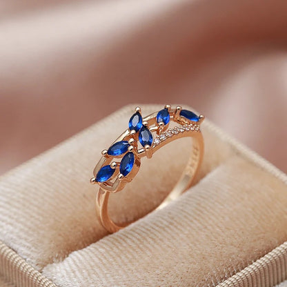 Anello zircone a bocciolo