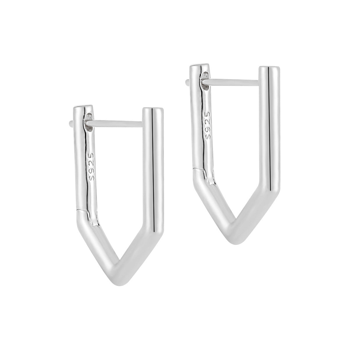 Orecchini geometrici strass micro