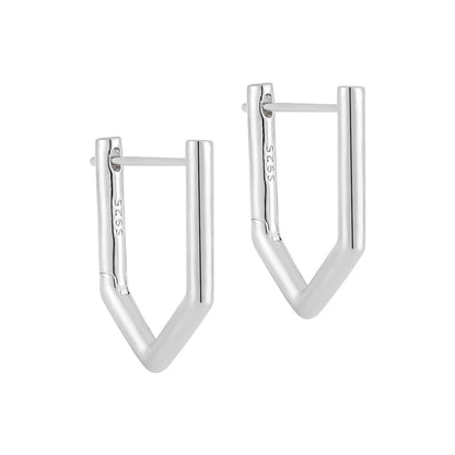 Orecchini geometrici strass micro
