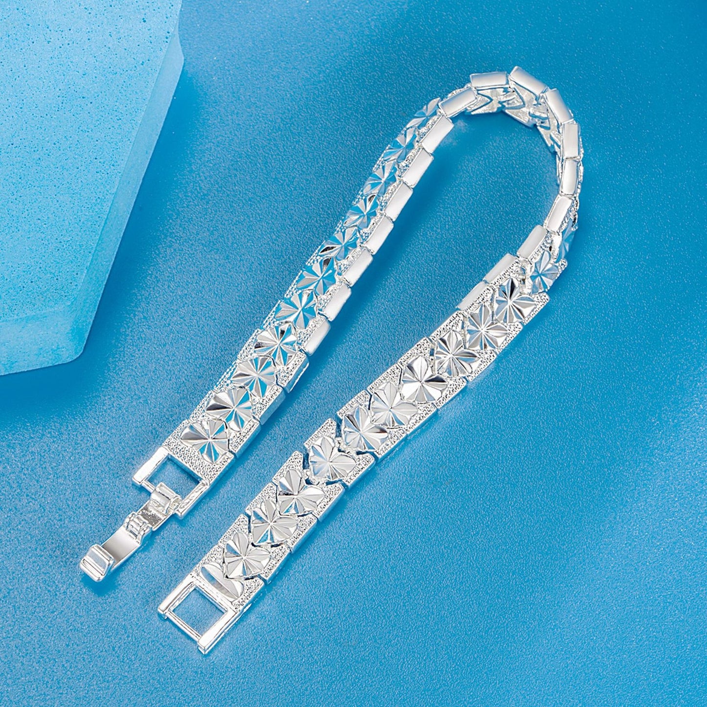 Bracciale cuore pesca