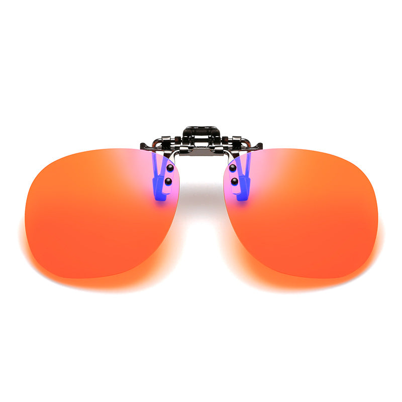 Occhiali clip antiluce blu