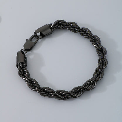 Bracciale catena intrecciata