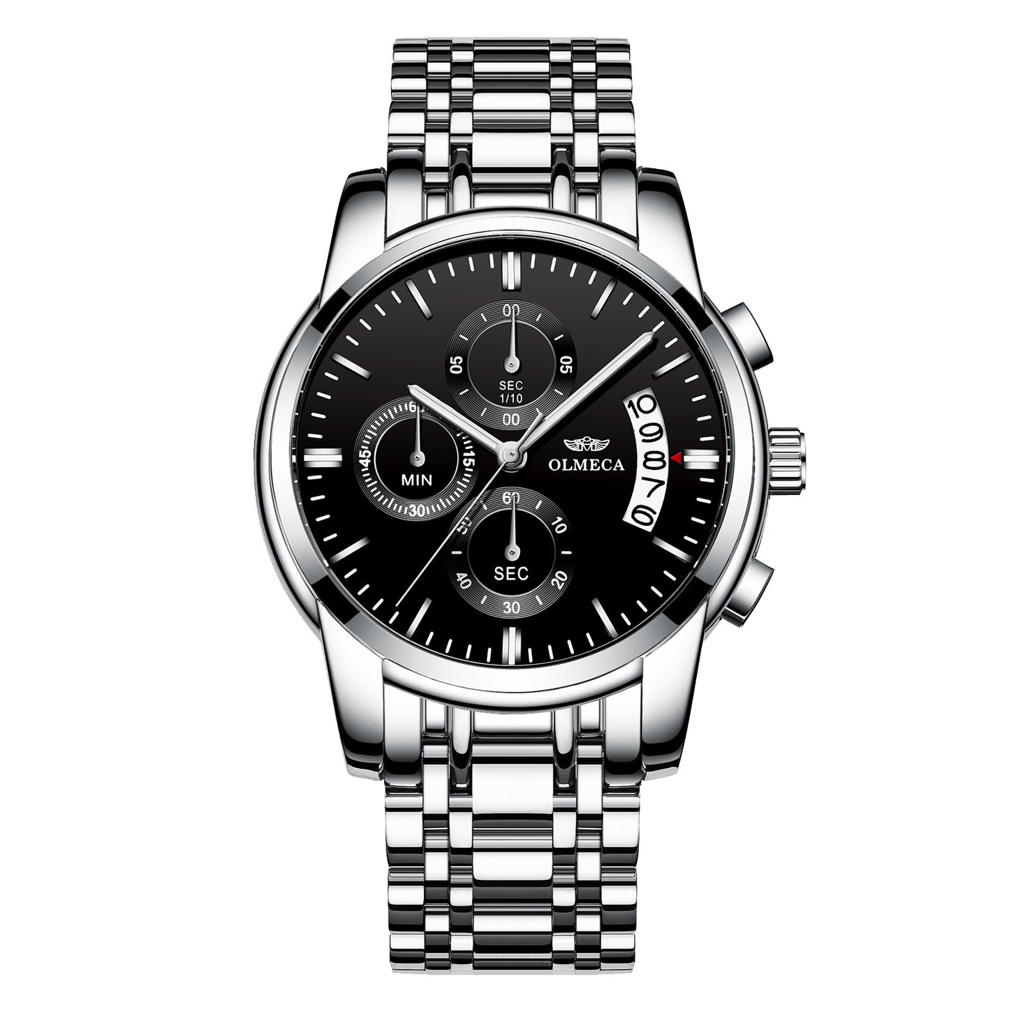 Orologio acciaio luminoso farfalla