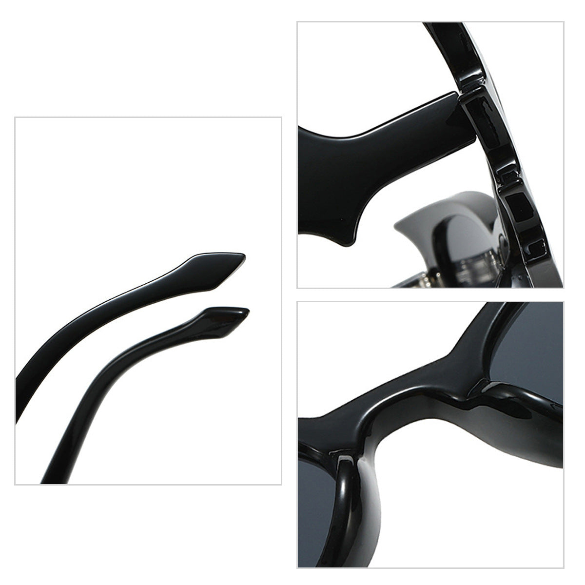 Occhiali cat eye dalla forma vistosa