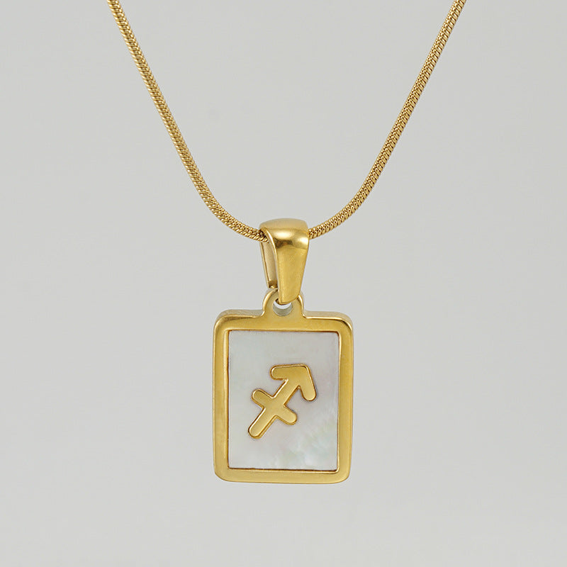 Collana costellazione acciaio